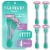 Skintimate Sensitive Disposable Four Blade Razors Perspective: front