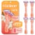 Skintimate Vanilla Sugar Exfoliating Women's Disposable Razors Perspective: front