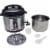 Precise Heat KTELPCS Electric Pressure Cooker Stainless Steel inner Pot - 6.3 qt Perspective: front