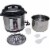 Precise Heat KTELPCS Electric Pressure Cooker Stainless Steel inner Pot - 6.3 qt Perspective: front