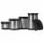 Wyndham House Stainless Steel Storage Containers 4pc (234  5 Cup) Perspective: front