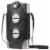Maxam Three Flasks in One for a Fun Variety of Liquor Stainless Steel 3-24 Ounce Flasks Perspective: front
