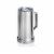 22 Ounce Beer Mug with Lid and Handle, Stainless Steel, Vacuum Insulated Stein Perspective: front