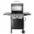 Grill Boss GBC1932M 3 Burner Gas Grill with Top Cover and Side Shelves, Black Perspective: front