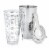True Strainer Mixing Glass Shaking Tin Bar Set Perspective: front
