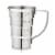 Stainless Steel Stepped Jigger by Viski® Perspective: front