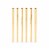 Gold Lowball Straws by Viski Perspective: front