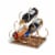 Pyramid 6 Bottle Wine Rack by Twine Perspective: front