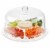 Multi-Functional Acrylic Server with Bundt Cake Mold Perspective: front