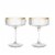 Viski Meridian Coupe Glasses Perspective: front