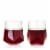 True Pinnacle Faceted Wine Glasses Set of 2 Perspective: front