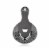 Viski® Gunmetal Hawthorne Strainer Perspective: front