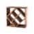 Acacia Wood Lattice Wine Rack by Twine® Perspective: front