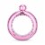 True Fabrications Plastic Bangle Flask - Pink Perspective: front