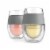True Fabrications Wine Freeze Cooling Cup Grey Perspective: front