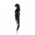 Truetap™: Double-Hinged Corkscrew in Matte Black with Black Perspective: front