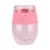 True Fabrications Wine Freeze Cooling Cup Translucent Pink Perspective: front