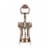 Brushed Copper Filigree Winged Corkscrew by Twine® Perspective: front