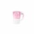 Pinky Up  18 oz Delia Tea Mug & Infuser&#44; Pink Perspective: front