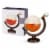 Viski Globe Liquor Decanter Perspective: front