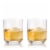 Viski Crystal Whiskey Tumblers Perspective: front
