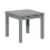 Walker Edison 20  Simple Outdoor Wood Patio End Table in Gray Wash Perspective: front