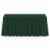 90 x 132 5pk Rectangular Polyester Tablecloths - Hunter Green Perspective: front