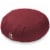 15 Round Meditation Cushion (Organic Cotton) - Burgundy- Node Fitness Perspective: front