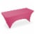 6' Rectangular Spandex Fitted Tablecloth - Fuchsia by Lann's Linens Perspective: front