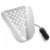 Commercial Popcorn Scoop with Holes, Aluminum Speed Scooper Perspective: front