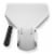 Commercial French Fry Scoop, Left - Stainless Steel Bagger & Scooper Perspective: front