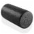 12 High-Density Foam Roller for Exercise Massage Recovery - Black Perspective: front