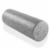 18 High-Density Foam Roller for Exercise Massage Recovery - Gray Perspective: front
