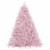 6FT Pink Spruce Artificial Holiday Christmas Tree with Metal Stand Perspective: front