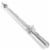 1 Weightlifting Barbell, 6 FT Threaded Straight Bar w/ Star Collars Perspective: front