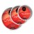 3-Piece Cake Pan Set, 6 , 8 , 10 Round Aluminum Pans - 2 Deep Perspective: front