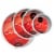 4-Piece Cake Pan Set, 6 , 8 , 10 , 12 Round Aluminum Pans - 3 Deep Perspective: front