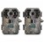 Stealth Cam 10 MP HD Video Infrared No Glow Hunting Game Trail Camera (2 Pack) Perspective: front
