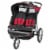 Baby Trend Lightweight Expedition Double Jogger Stroller, Centennial | DJ96181 Perspective: front