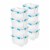 Sterilite 80-Qt Clear Plastic Stackable Storage Bin w/ Gasket Latch Lid, 8 Pack Perspective: front