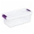 Sterilite 6 Quart Plastic ClearView Latch Box Storage Container Tote, 24 Pack Perspective: front