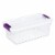 Sterilite 6 Quart Plastic ClearView Latch Box Storage Container Tote, 36 Pack Perspective: front