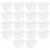 Sterilite 1914 Single 48 Quart Hinged Lid Storage Box Tote Container (18 Pack) Perspective: front