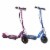 Razor E100 Motorized Rechargeable Kids Electric Toy Scooters, 1 Purple & 1 Blue Perspective: front