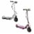 Razor E100 Kid Ride On 24V Motorized Electric Powered Scooters, Silver & Purple Perspective: front