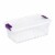 Sterilite 6 Quart Plastic ClearView Latch Box Storage Container Tote, 96 Pack Perspective: front