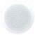 Pyle PDIC51RD 5.25 Inch Round In Ceiling/Wall Flush Speakers, White (12 Pack) Perspective: front