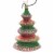 Ribbon Candy Tree - 1 Ornament 4.5 Inch, Glass - Ornament Glitterazzi Sweets ZKP2660RB Perspective: front