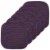 Sweet Home Collection | Honeycomb Memory Foam Non Slip 16 x 16 Chair Pad, Eggplant, 6 PK Perspective: front