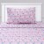 Sweet Home Collection | Hearts Printed Sheet Set, Kids Fun and Comfortable, Twin Perspective: front